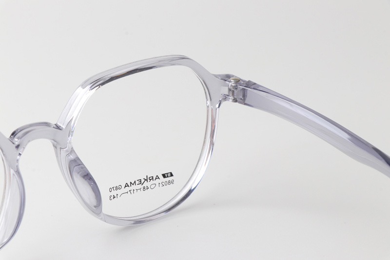 AKM98021 Eyeglasses Transparent Gray