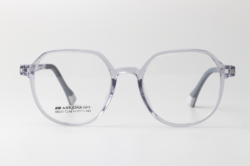 AKM98021 Eyeglasses Transparent Gray