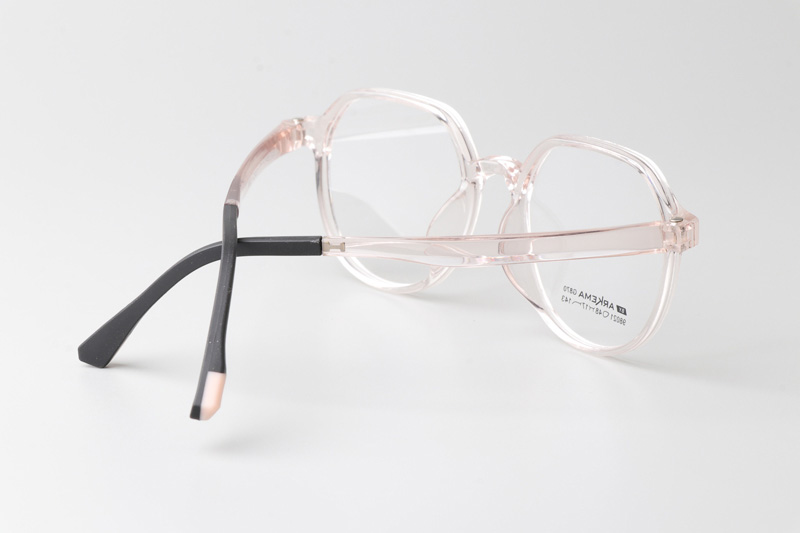 AKM98021 Eyeglasses Transparent Pink