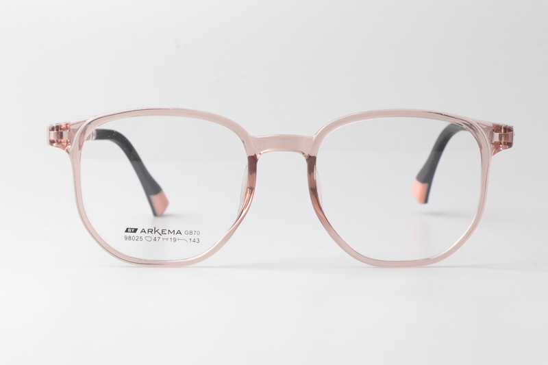 AKM98025 Eyeglasses Transparent Brown
