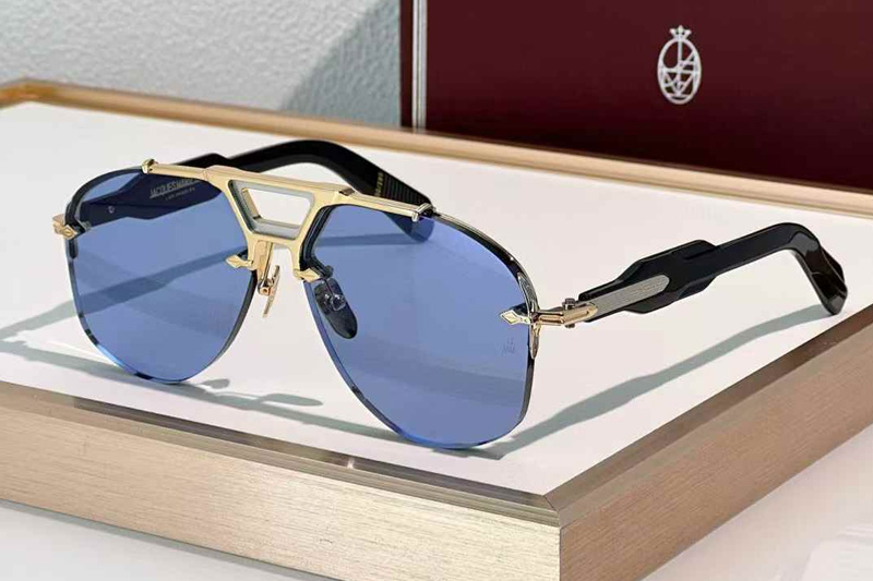 Alta Sunglasses Gold Blue