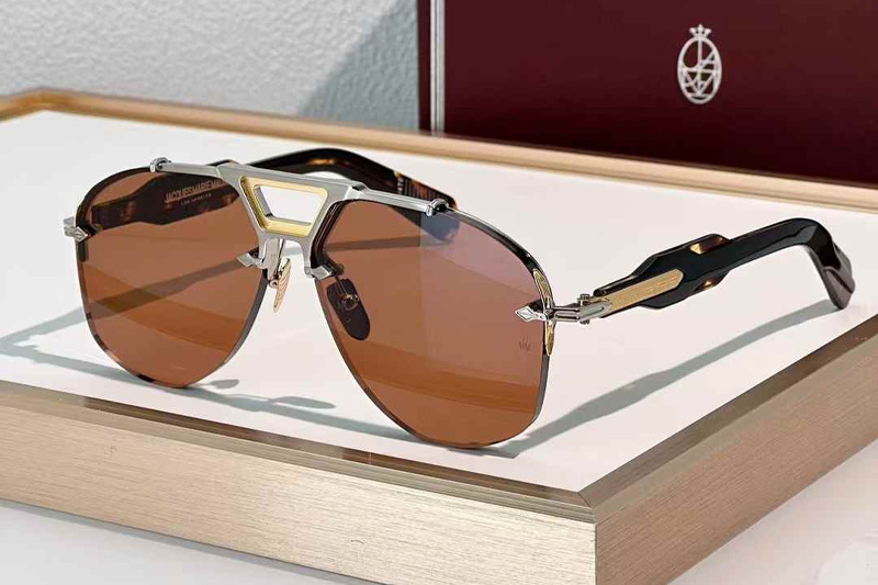 Alta Sunglasses Silver Brown