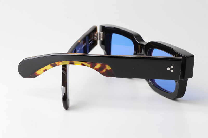 Ascari Sunglasses Black Tortoise Blue