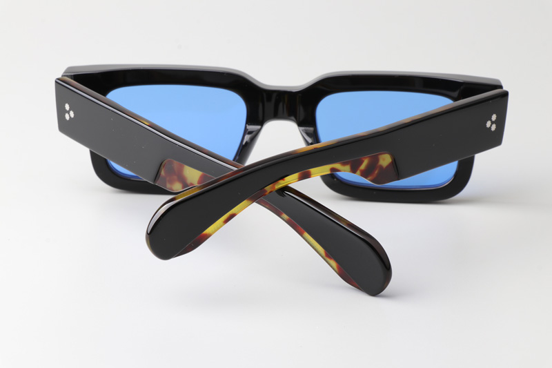 Ascari Sunglasses Black Tortoise Blue