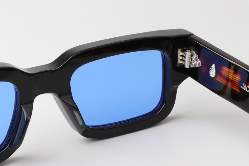 Ascari Sunglasses Black Tortoise Blue