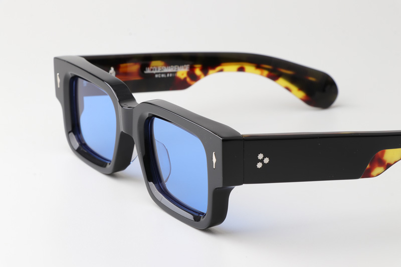 Ascari Sunglasses Black Tortoise Blue