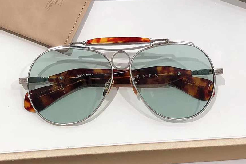 Aspen Sunglasses Silver Green