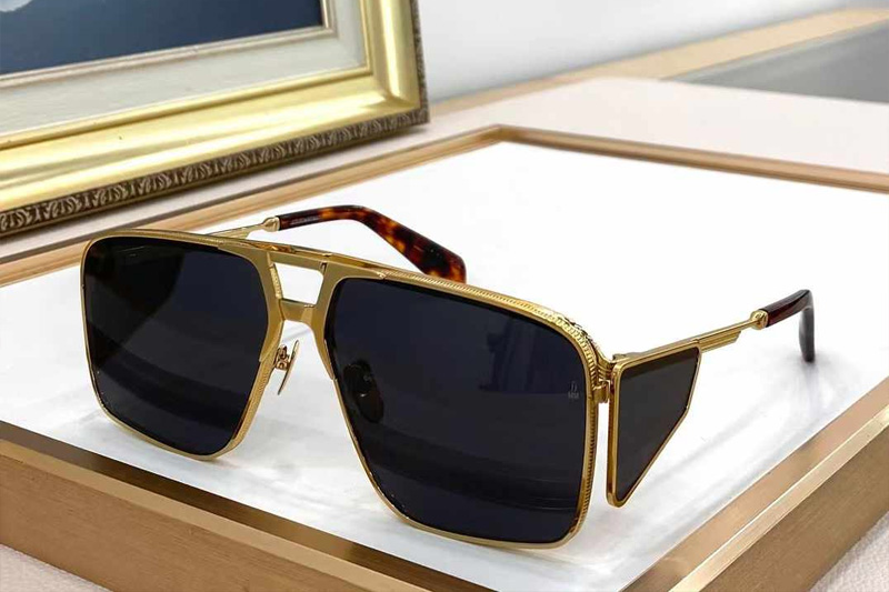 Assen Sunglasses Gold Gray