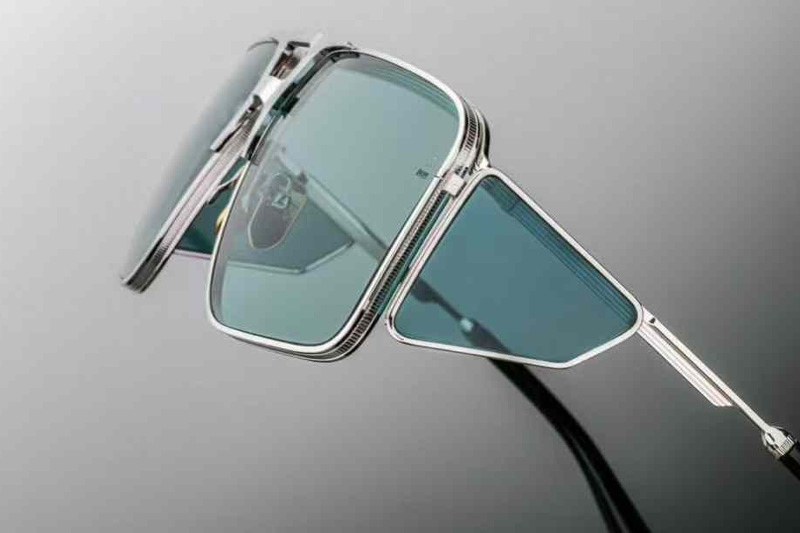 Assen Sunglasses Silver Green