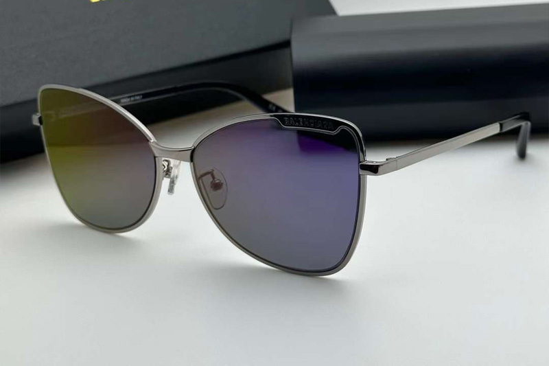 BB0278S Sunglasses Gunmetal Blue Flash