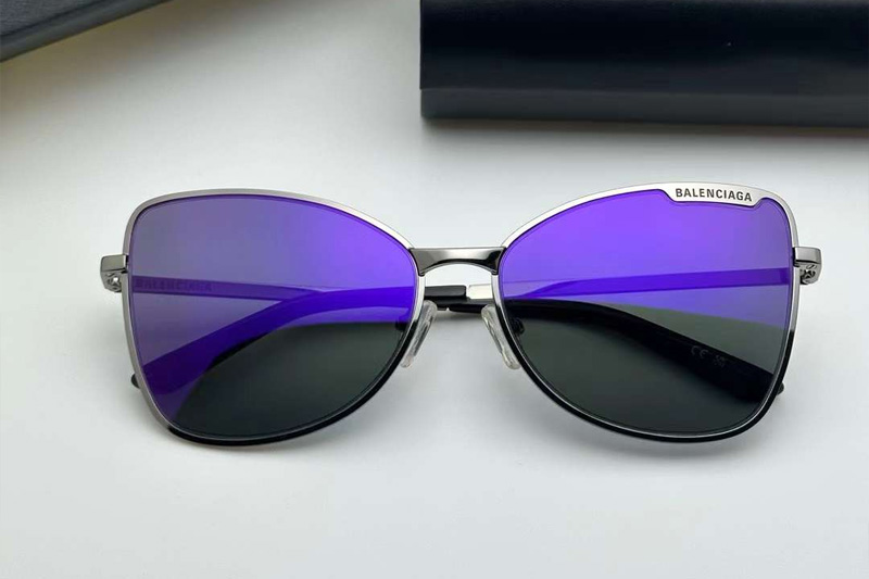 BB0278S Sunglasses Gunmetal Blue Flash