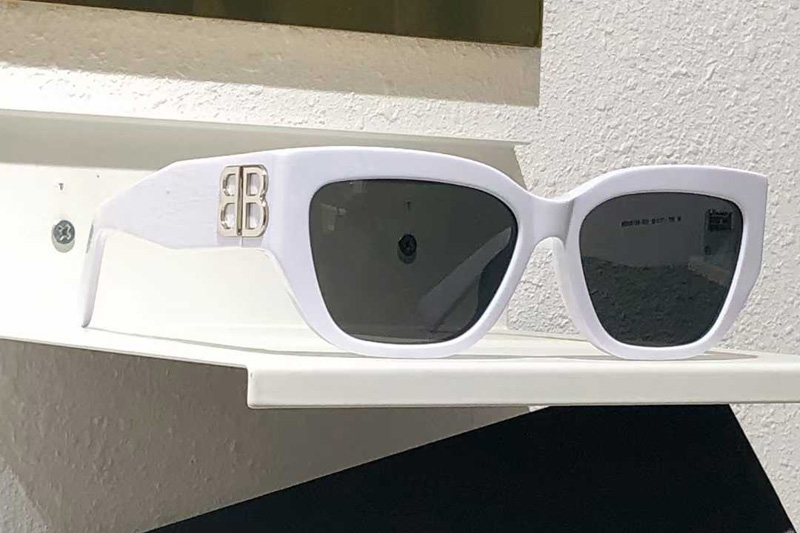 BB0361SK Sunglasses White Gray