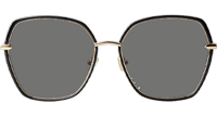 BL6061 Sunglasses Black Gold Gray
