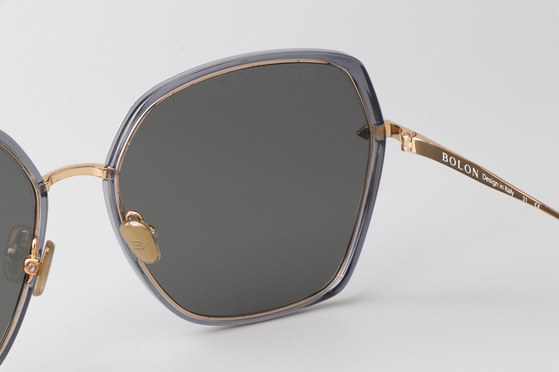 BL6061 Sunglasses Gray Gold Gray