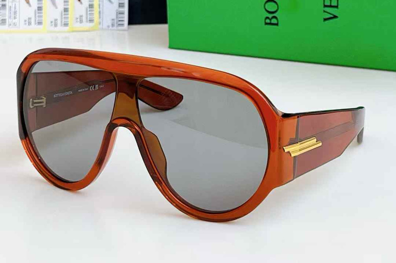 BV1345S Sunglasses Brown Gray