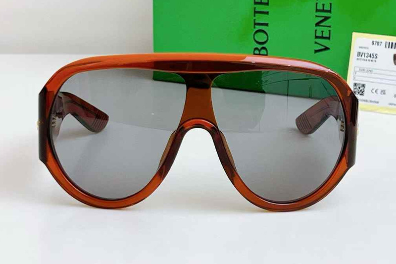 BV1345S Sunglasses Brown Gray