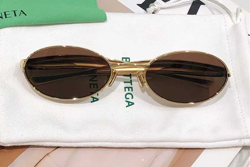 BV1386S Sunglasses Gold Brown