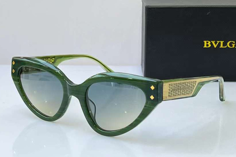 BV9000B Sunglasses Green Gradient Green