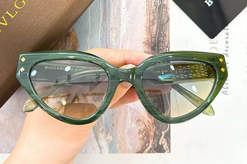 BV9000B Sunglasses Green Gradient Green