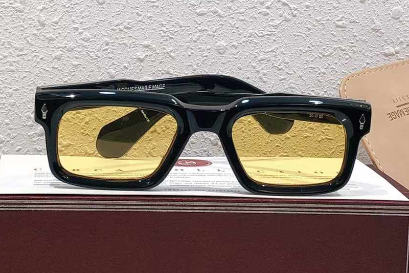 Belvedere Sunglasses Black Yellow