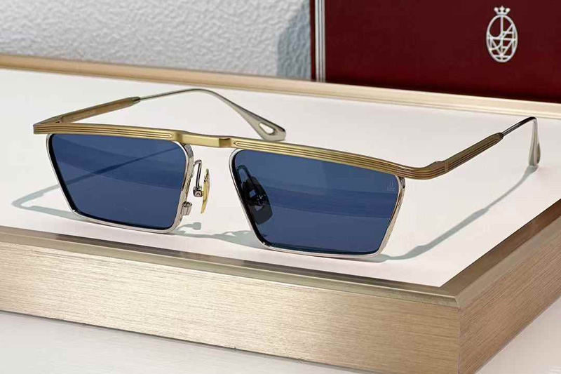 Bogart Sunglasses Gold Blue