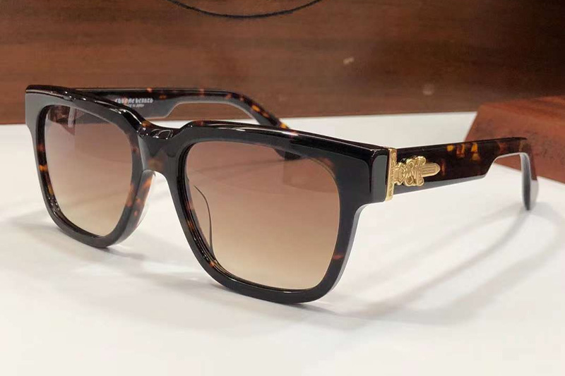 Box-Officer Mist Sunglasses Tortoise Gradient Brown