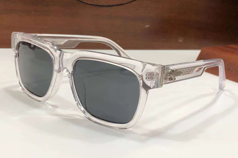 Box-Officer Mist Sunglasses Transparent Silver Gray