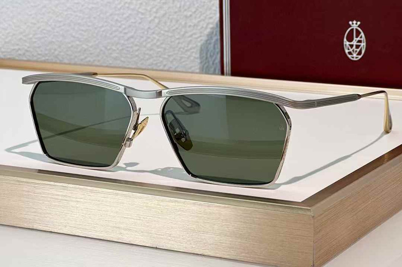 Bresson Sunglasses Silver Green