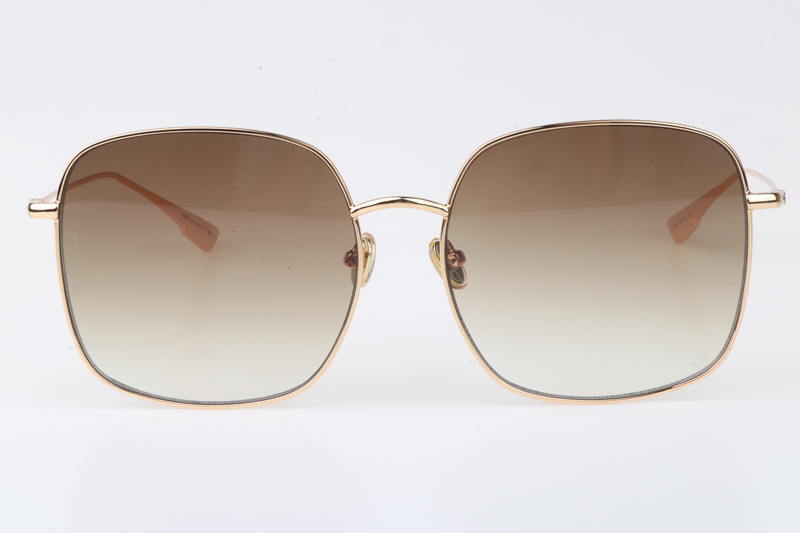 CD Stellaire Sunglasses In Gold Brown