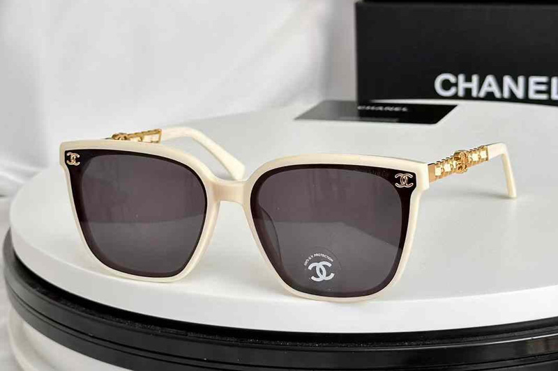 CH0537 Sunglasses Cream Gray