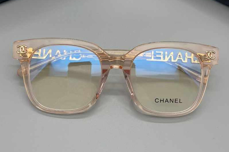 CH0748 Eyeglasses Transparent Brown