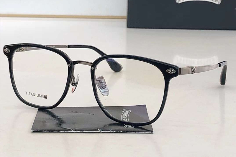 CH2069 Eyeglasses Black Silver