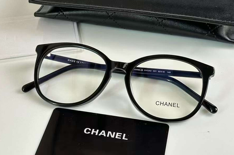 CH3282 Eyeglasses Black