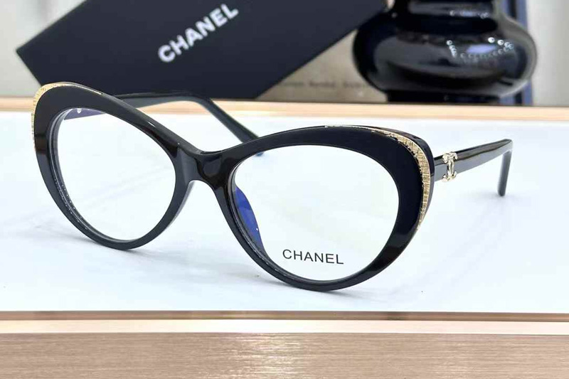 CH3405 Eyeglasses Black Gold