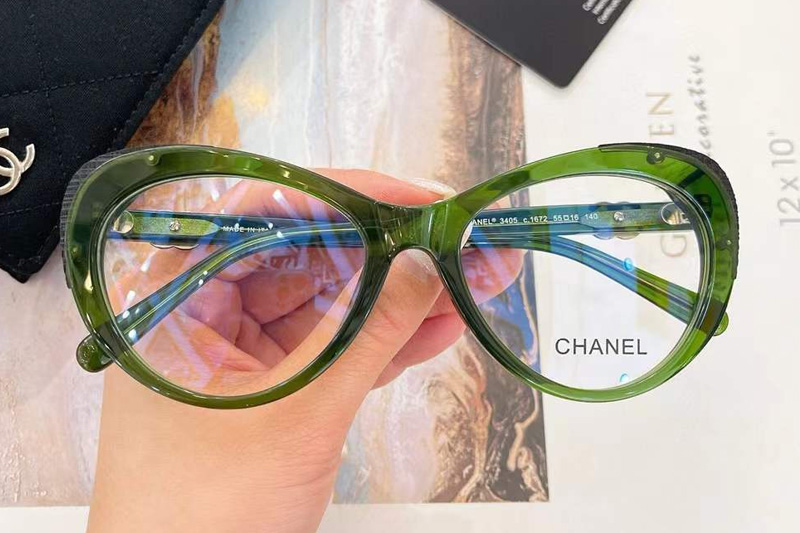 CH3405 Eyeglasses Green