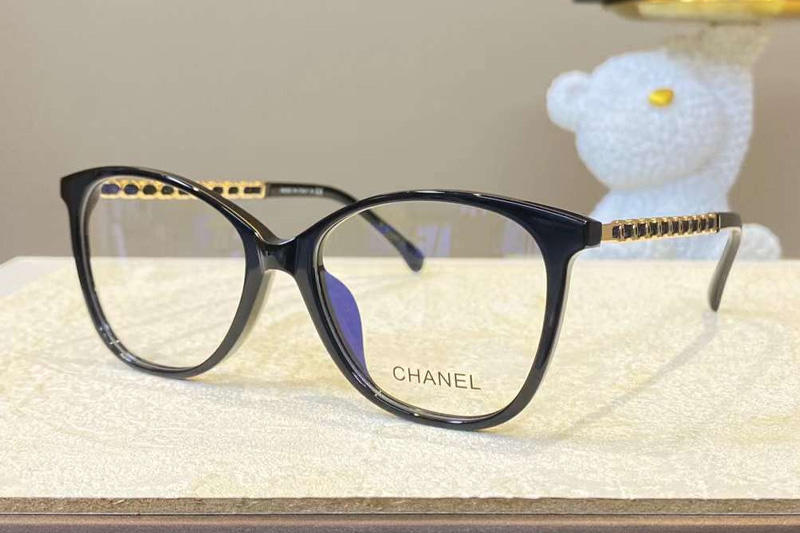 CH3408Q Eyeglasses Black Gold