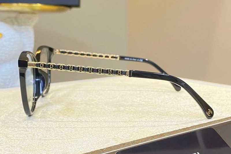 CH3408Q Eyeglasses Black Gold