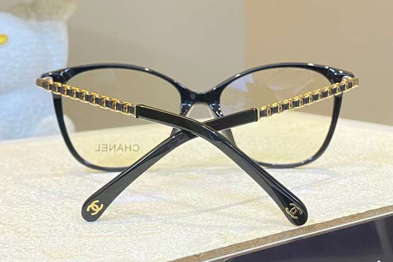 CH3408Q Eyeglasses Black Gold