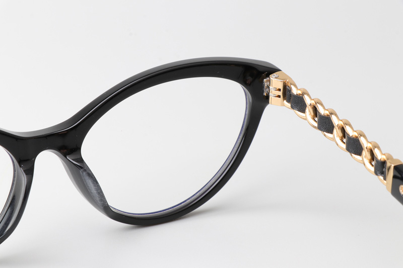 CH3428Q Eyeglasses Black Gold