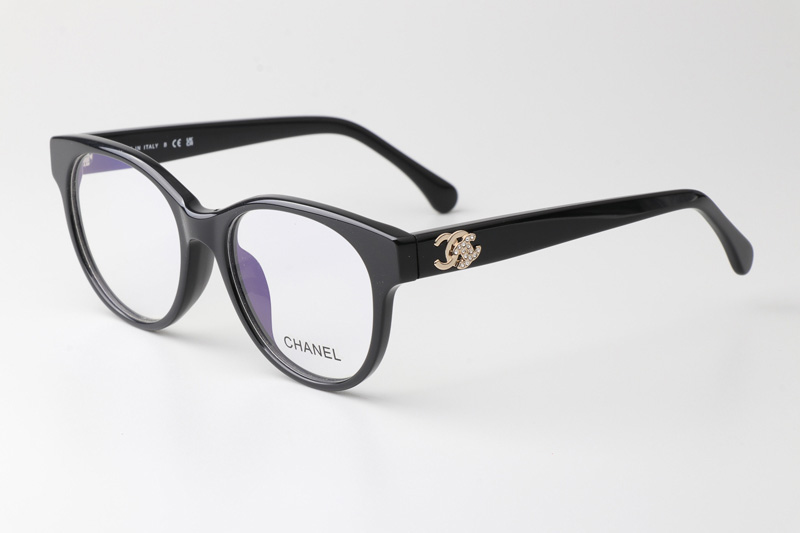 CH3431B Eyeglasses Black Gold