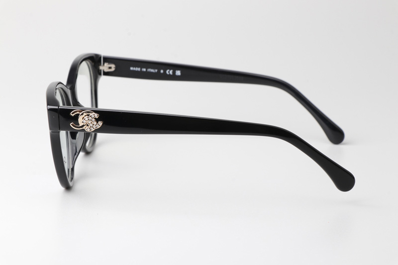 CH3431B Eyeglasses Black Gold