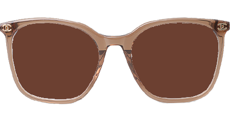 CH3435 Sunglasses Brown Gold Brown