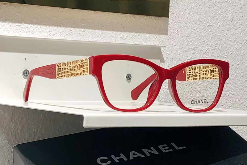 CH3477 Eyeglasses Red