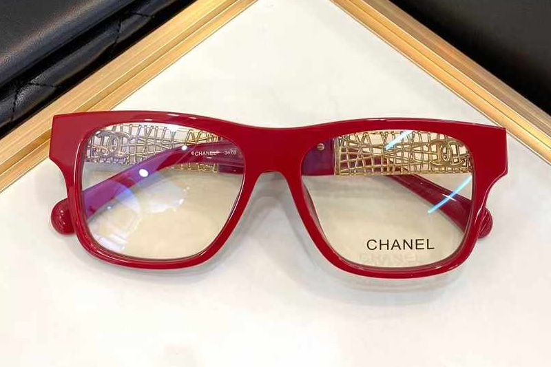 CH3478 Eyeglasses Red