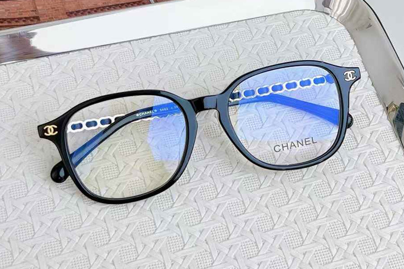 CH3492 Eyeglasses Black Gold