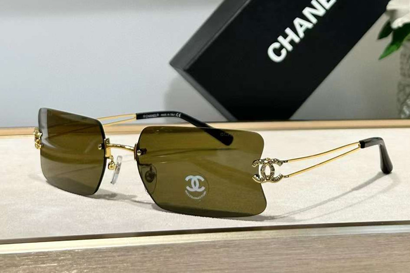 CH4050B Sunglasses Gold Brown