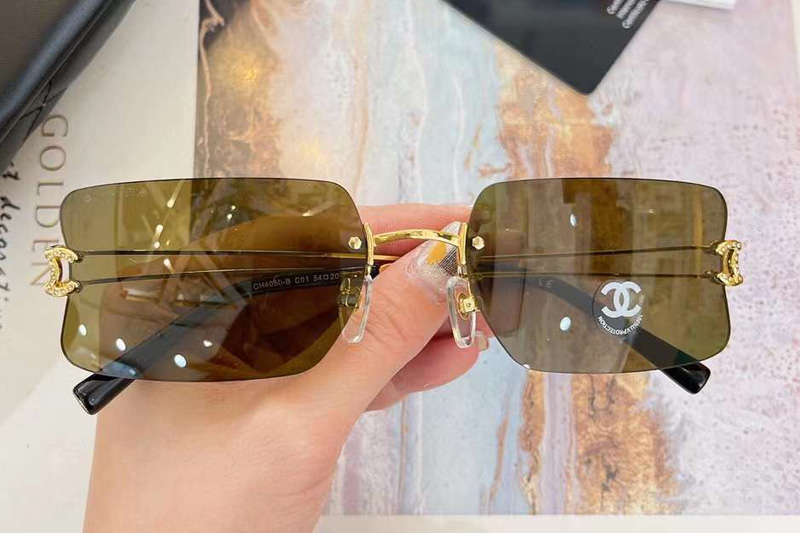 CH4050B Sunglasses Gold Brown