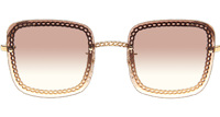 CH4244 Sunglasses In Gold Gradient Brown