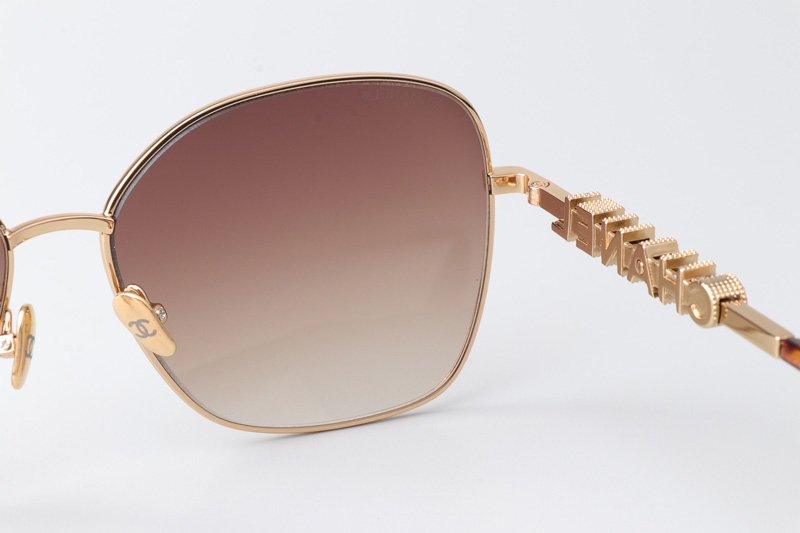 CH4285B Sunglasses Gold Gradient Brown