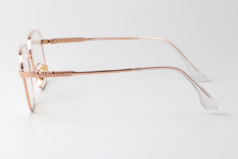 CH5256 Eyeglasses Clear Rose Gold